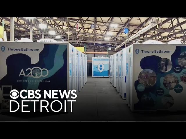 ⁣Ann Arbor installing free, portable public restrooms this week