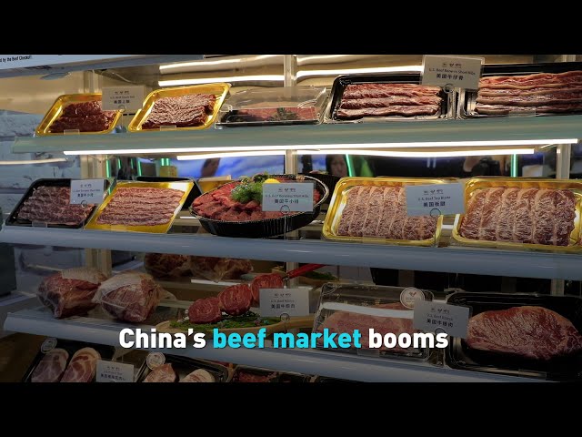 ⁣China’s beef market booms