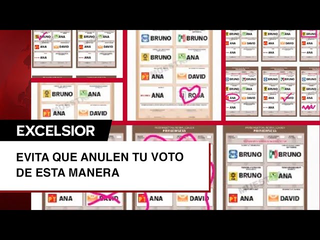 ⁣¡Evita que anulen tu voto, así se debe votar en las elecciones 2024!