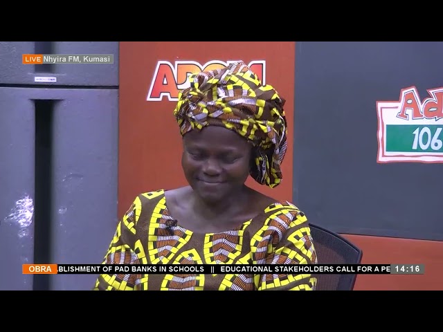 ⁣Woman begs ex-husband to help take care of their sick child - Obra on Adom TV (29-05-24)