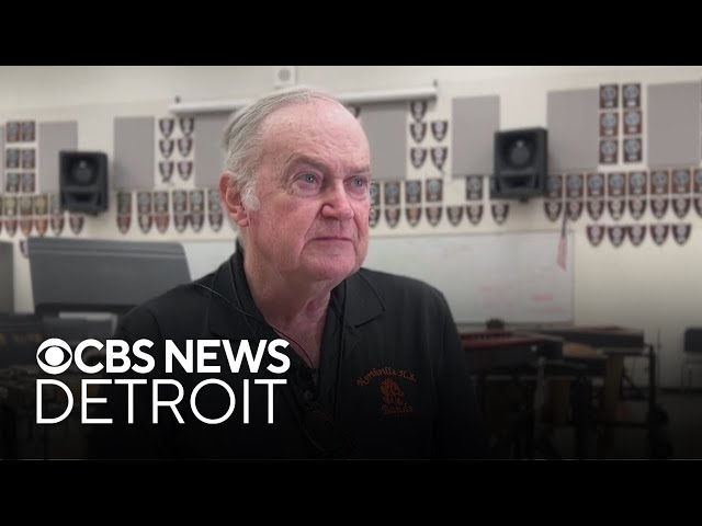 ⁣Michigan high school music teacher celebrates 50 years of education