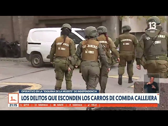 ⁣Los delitos que esconden los carros de comida callejera: Operativo en la "esquina de la muerte&