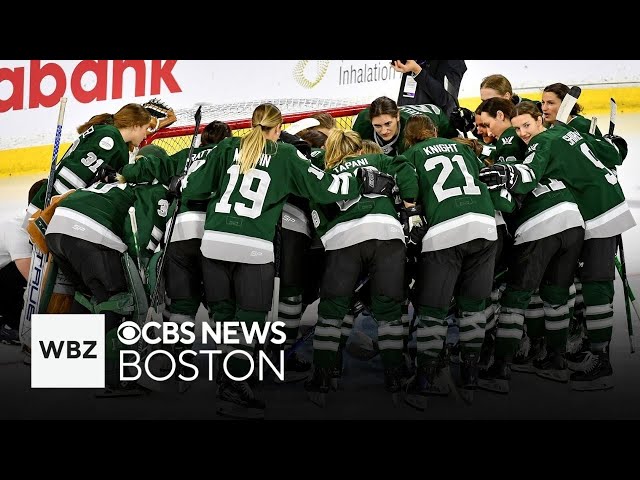 ⁣Young hockey fans inspired by PWHL players in inaugural championship in Lowell