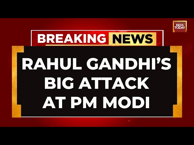 ⁣Lok Sabha Elections: Rahul Gandhi's Fiery Attack At PM Modi | Rahul Gandhi Speech | INDIA TODAY