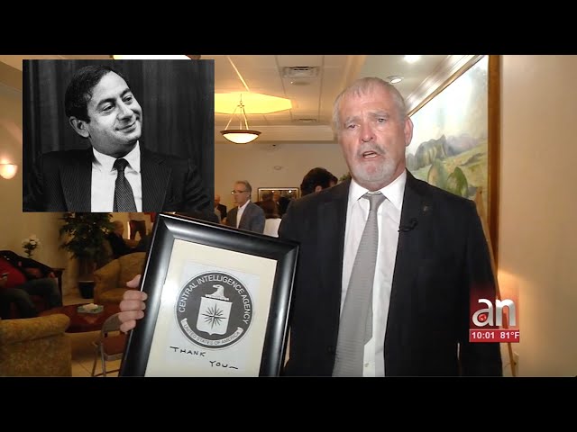 ⁣Ex altos oficiales de la CIA honran en Miami al fallecido empresario cubano, Raúl Masvidal