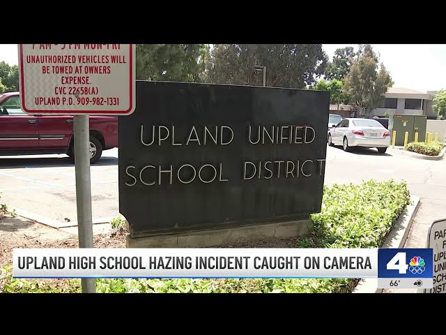 Disturbing moments caught on camera at Upland High School