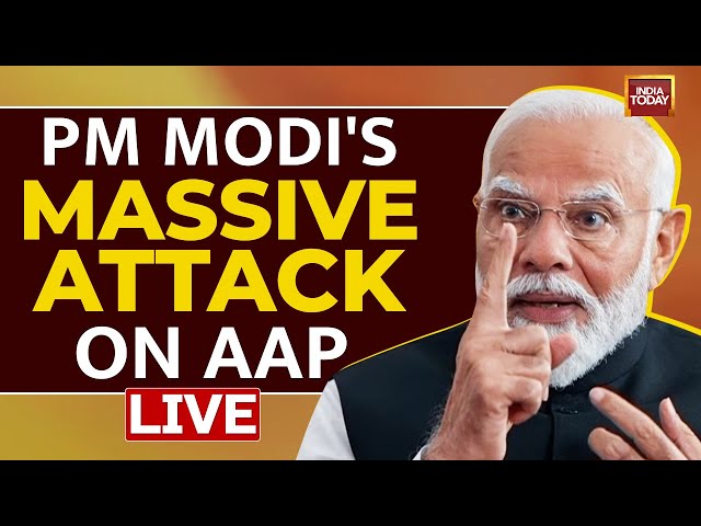 ⁣PM Modi LIVE: PM Modi Slams AAP LIVE  | PM Modi's Fiery Speech In Punjab LIVE | India Today LIV