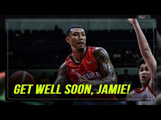 ⁣Jamie Malonzo gives an update on his injury, expresses support for Ginebra in Game 7