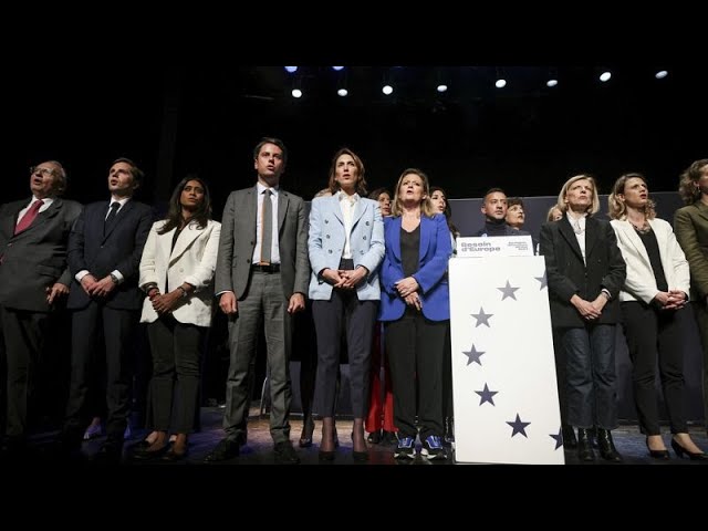 ⁣Vor der Europawahl in Frankreich: Verzweifelter Kampf der Regierungspartei gegen extreme Rechte