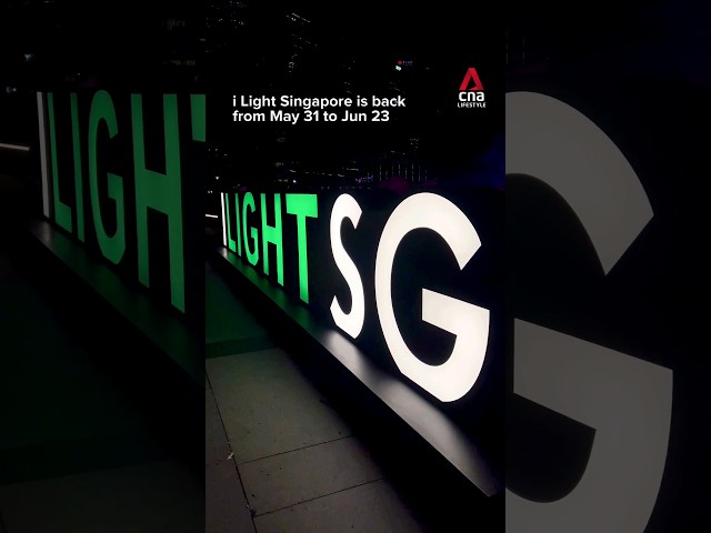 ⁣i Light Singapore 2024's art installations at Marina Bay from May 31 to Jun 23