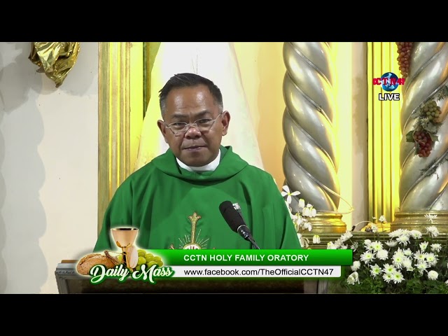 30 MAY 2024 -  HOMILY by Rev.  Fr.  Mhar Balili