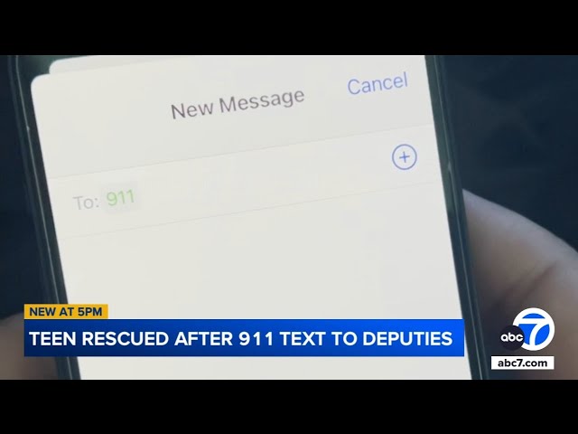 ⁣Human-trafficking victim rescued in SoCal after texting 911 for help