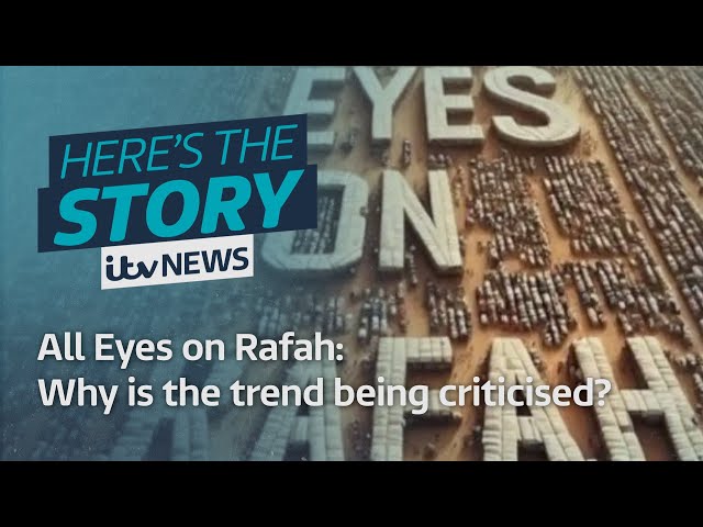 ⁣All Eyes on Rafah: Why is the trend being criticised? | ITV News