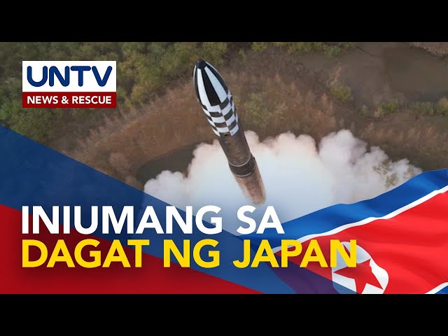 ⁣North Korea, nagpakawala umano ng serye ng ballistic missiles patungo sa direksyon ng Japan