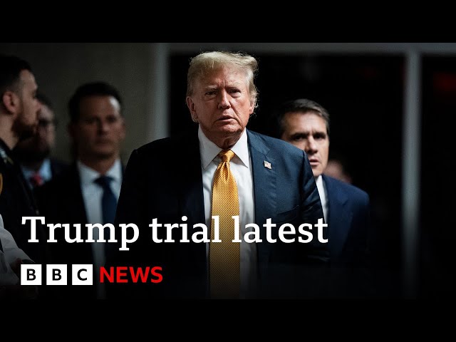 ⁣Deliberations under way in Donald Trump hush-money trial | BBC News
