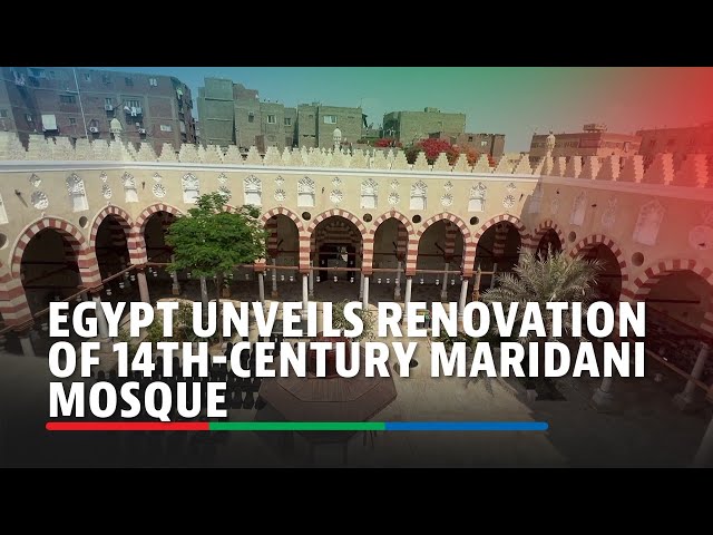 ⁣Egypt unveils renovation of 14th-century Maridani mosque