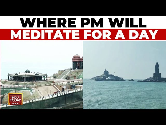 ⁣PM Modi's Meditation At Vivekananda Rock | A Ringside View Of 'Dhyaan Mandapam' | Ind