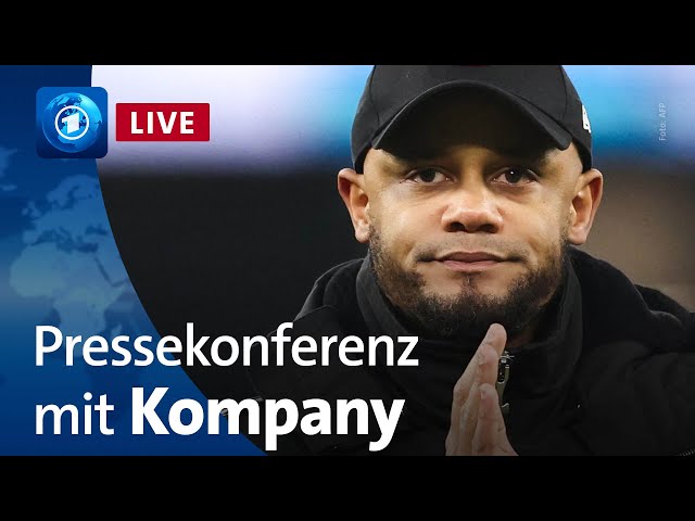 ⁣Kompany kommt zum FC Bayern: Pressekonferenz aus München