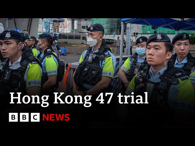 ⁣Hong Kong convicts 14 democracy activists in biggest national security case | BBC News