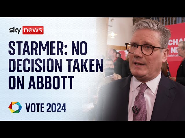 ⁣Starmer denies blocking left-wing candidates from standing for Labour | Vote 2024