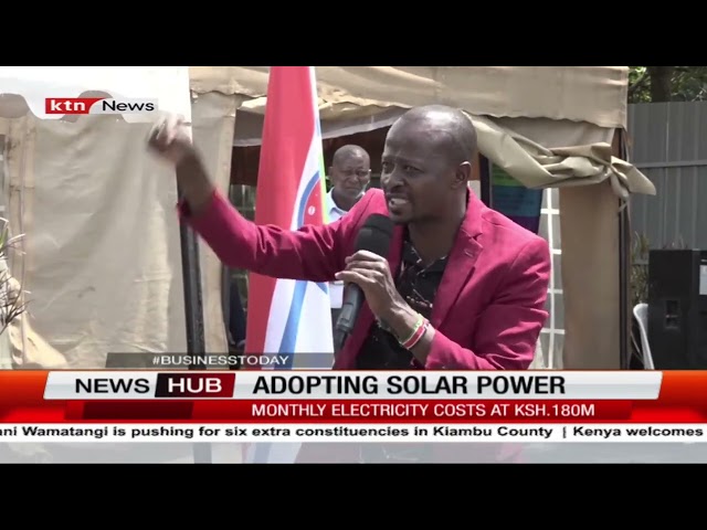 ⁣Kiambu to transition to solar powered streetlights