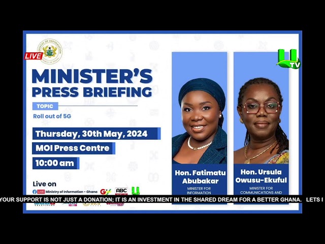 INFORMATION MINISTERY ADDRESSES THE MEDIA 30/05/24
