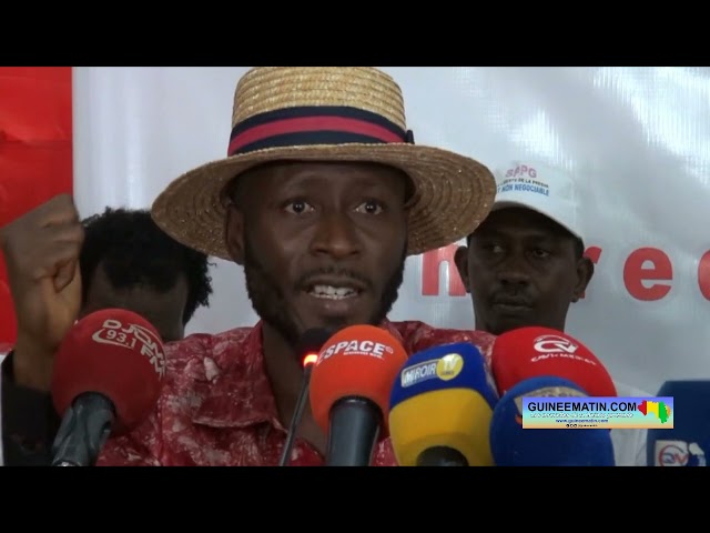 ⁣Liberté de la presse en Guinée : revivez cette sortie du camarade Sékou Jamal Pendessa, SG du SPPG