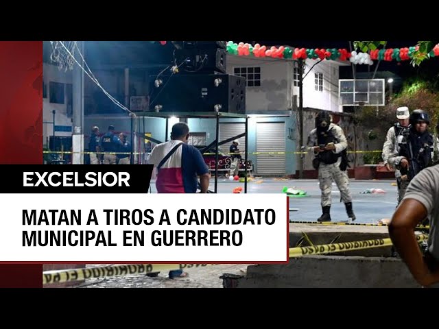 ⁣Ejecutan a candidato a alcalde de Coyuca de Benítez durante cierre de campaña