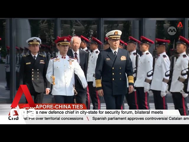 China's new defence chief in Singapore for security forum, bilateral meetings