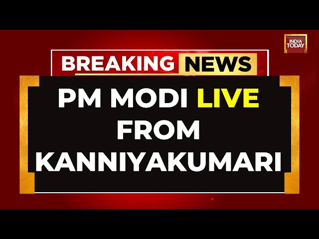 ⁣LIVE: PM Modi's Meditation At Vivekananda Rock Memorial | PM Modi In Tamil Nadu | India Today