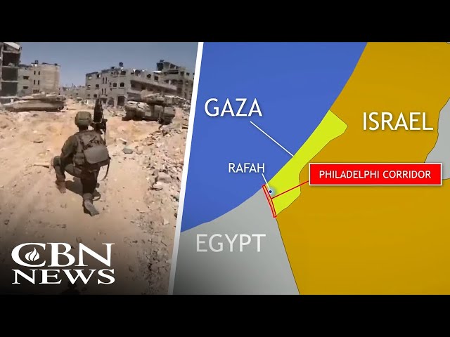 ⁣Israel Takes Control of Strategic Philadelphi Corridor Between Gaza, Egypt