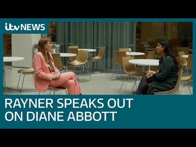 ⁣Angela Rayner says 'iconic' Diane Abbott should not be stopped from standing | ITV News