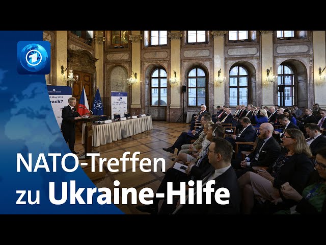 ⁣NATO-Außenminister:innen beraten über Waffeneinsatz in Russland