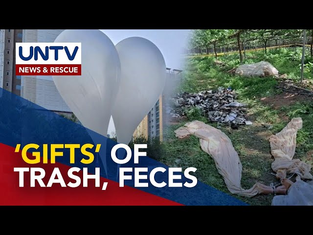 ⁣South Korea on high alert after North Korea drops balloons with trash, feces