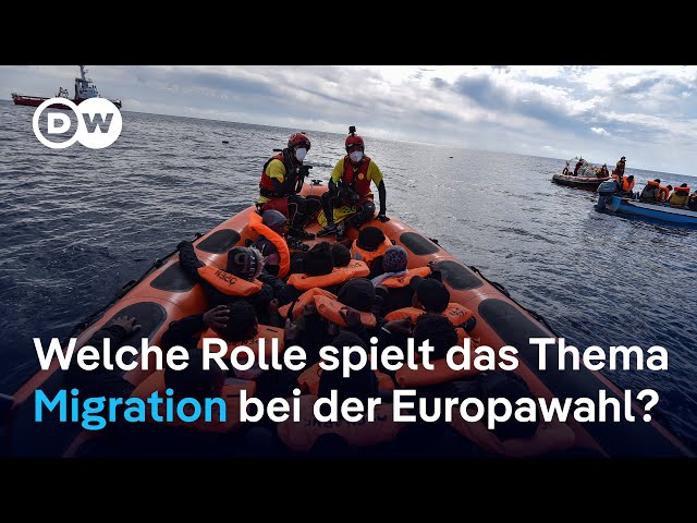 ⁣Europawahl 2024: Migration im Fokus der Parteien | DW Nachrichten