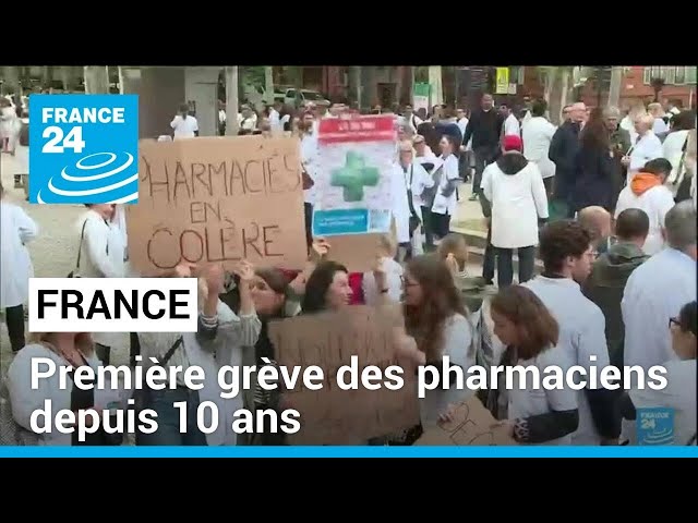 ⁣France : première grève des pharmaciens depuis 10 ans • FRANCE 24