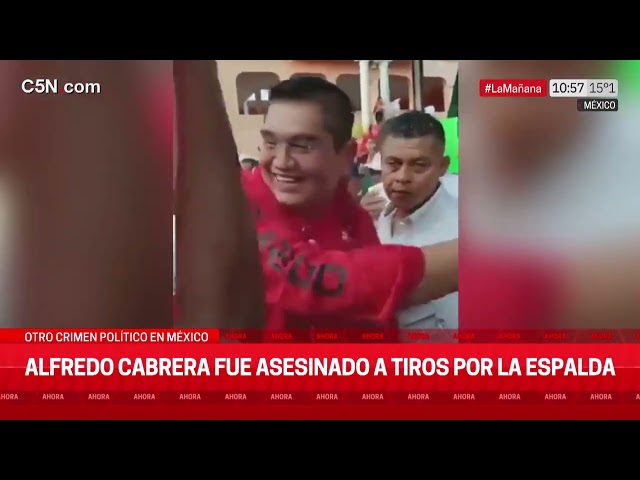 ⁣MÉXICO: ASESINARON a un CANDIDATO a ALCALDE al CIERRE de su CAMPAÑA