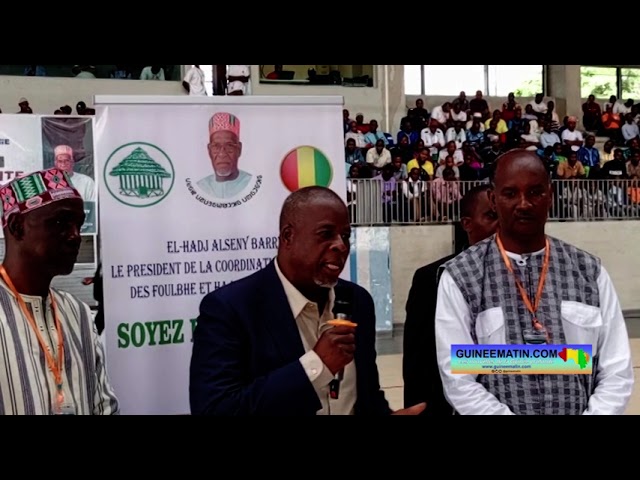 ⁣Coordination Nationale des Foulbhé et Haali Pular de Guinée : discours d'Elhadj Yaya Magassou