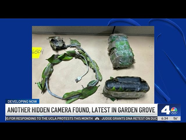 ⁣Hidden camera found outside Garden Grove home