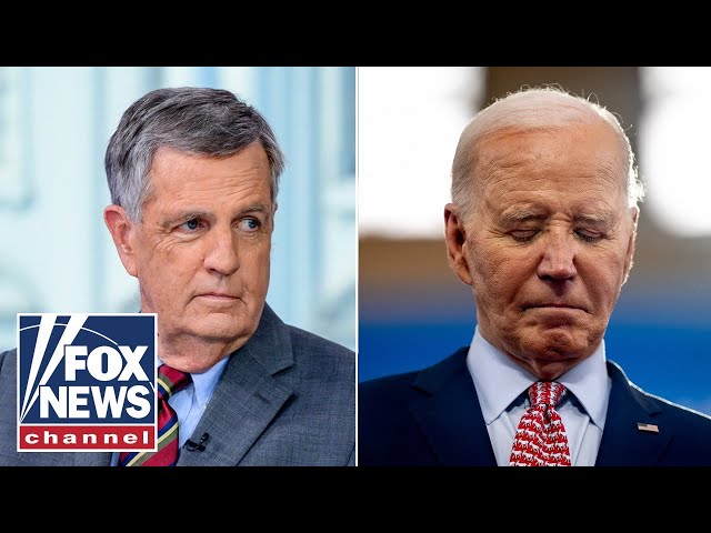 ⁣Brit Hume: No one is saying Biden is fit to be president again