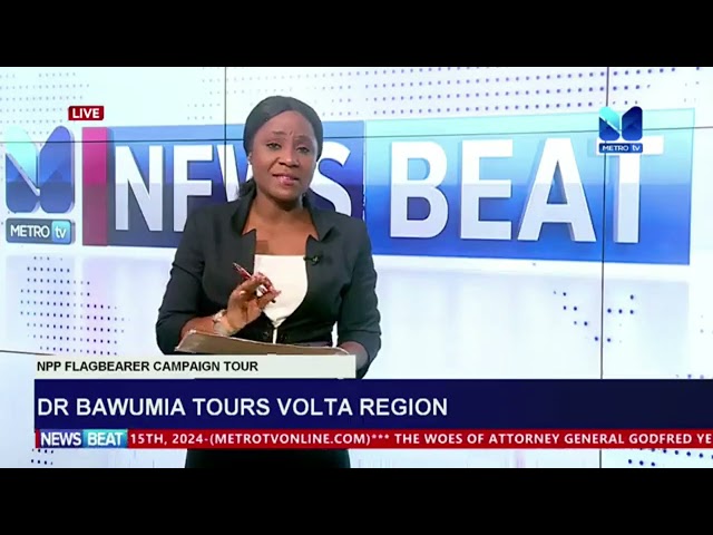 ⁣Dr. Bawumia Tours Volta Region