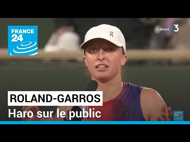 Roland-Garros : haro sur le public • FRANCE 24