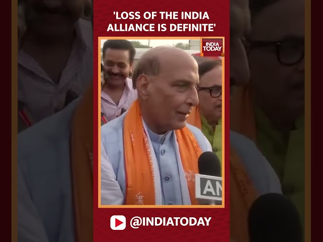 ⁣Loss Of The INDIA Alliance Is Definite. They Were Never Together: Defence Min. Rajnath Singh
