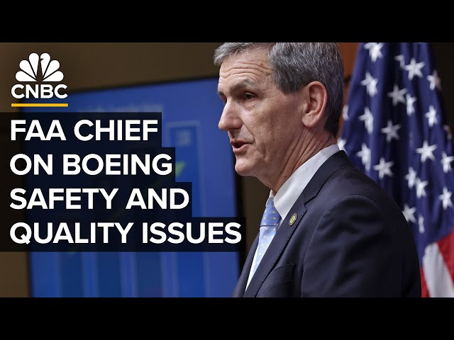 ⁣FAA Administrator Mike Whitaker holds a briefing to discuss Boeing's safety issues — 5/30/2024