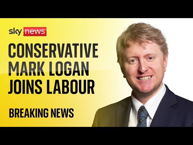 ⁣'We need a new government': Conservative Mark Logan defects to Labour