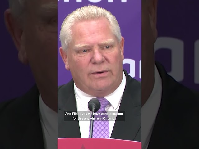 ⁣"Want to come to Canada? Get along with everyone" Doug Ford tells suspects of Jewish schoo