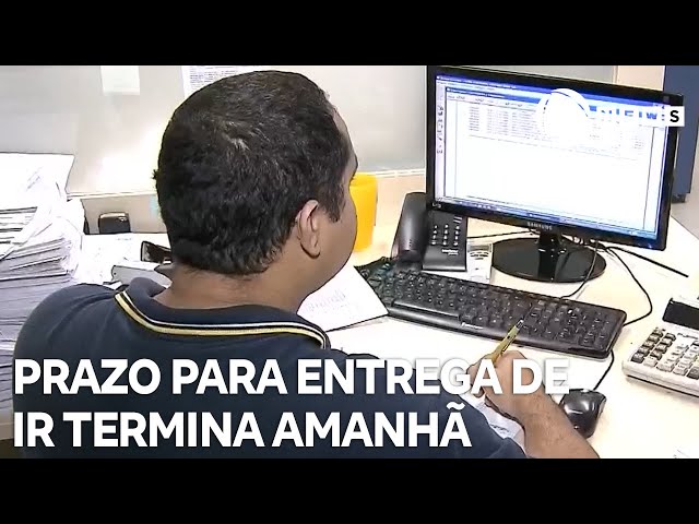 ⁣Prazo para entrega de declaração do Imposto de Renda termina amanhã