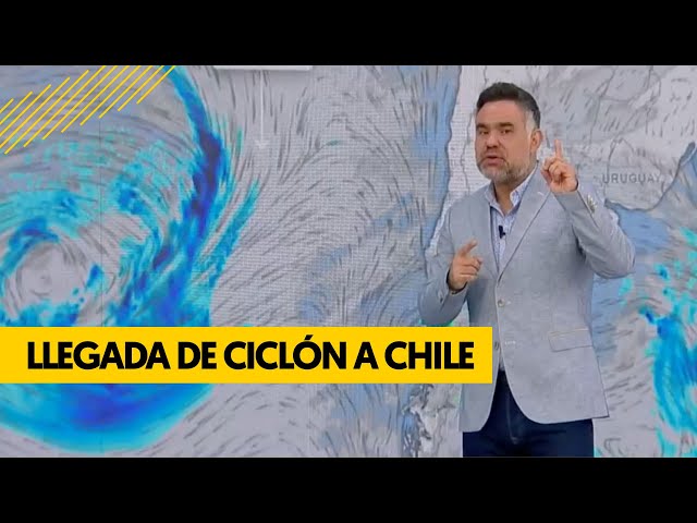 ⁣Anuncian llegada de enorme ciclón a Chile: Qué ciudades se verán afectadas
