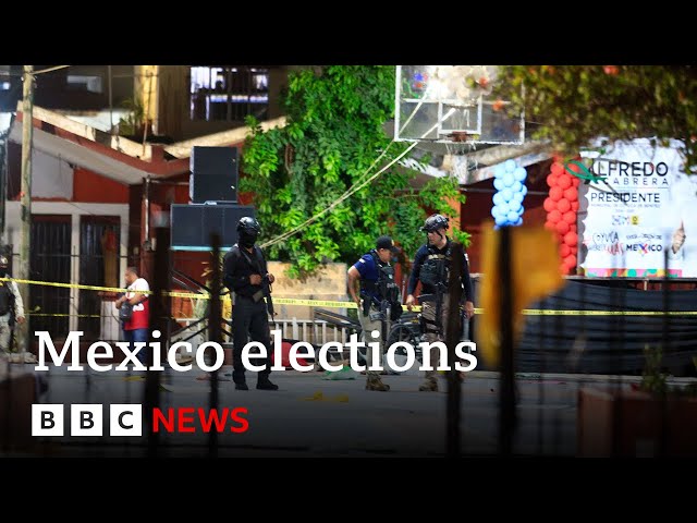 ⁣Deadly end to Mexico election campaign as local candidate shot | BBC News