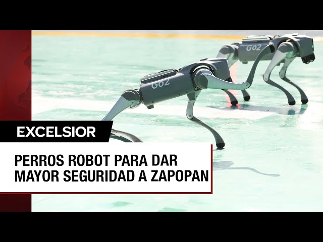 ⁣Zapopan añade perros robot para reforzar seguridad